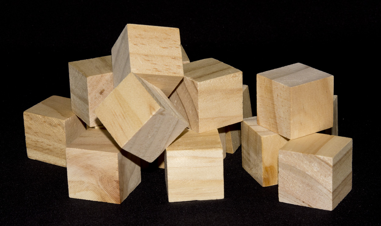 Wooden Cubes Natural Colour_72