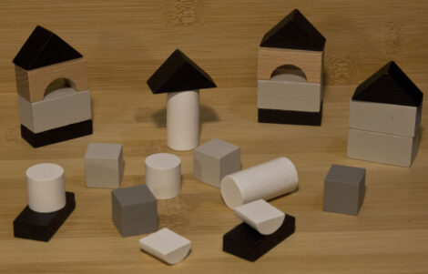 Wooden Set of Blocks
