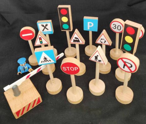 Wooden Traffic Signs